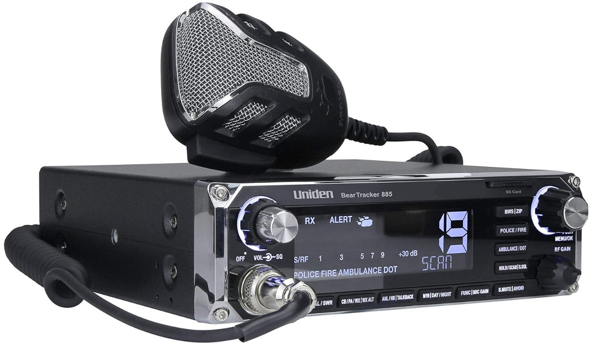 Uniden BearTracker 885 CB Radio+Digital Scanner