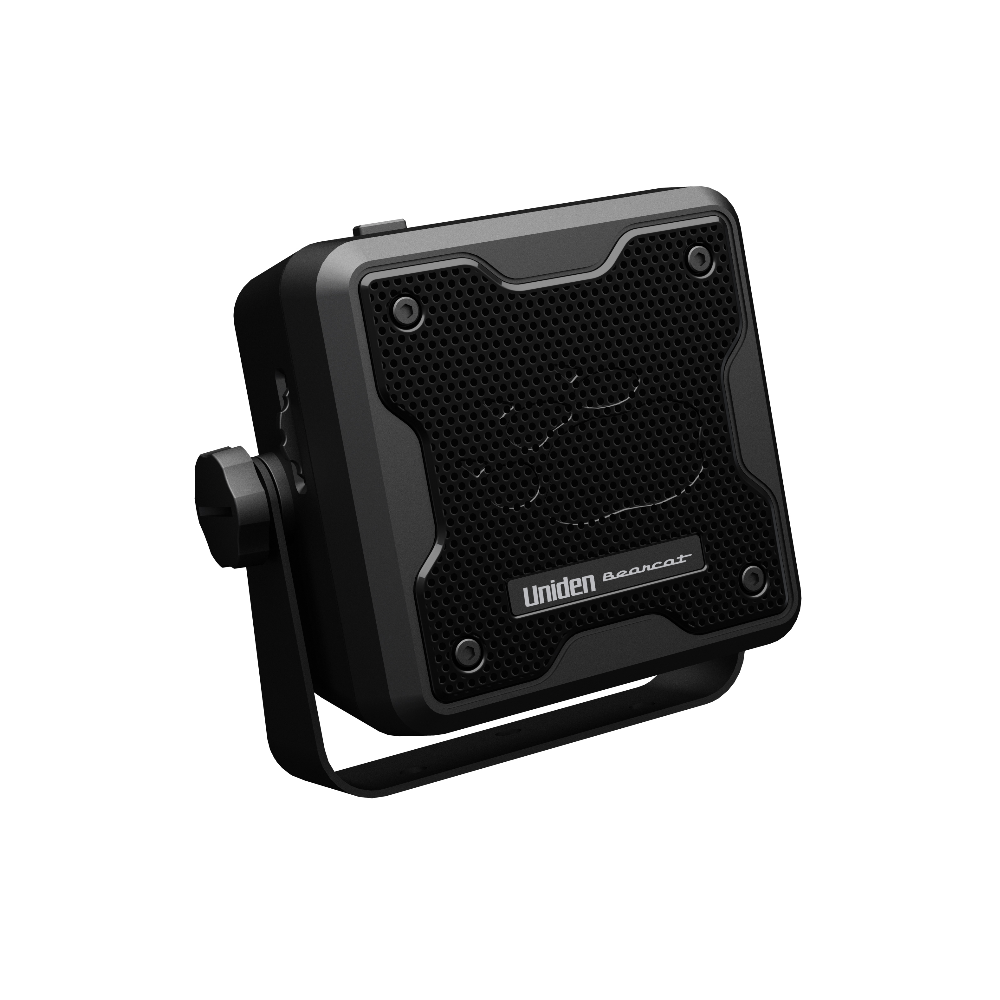 Uniden BC23A 3'' Amplified Speaker: 15W Power, Noise Filtering