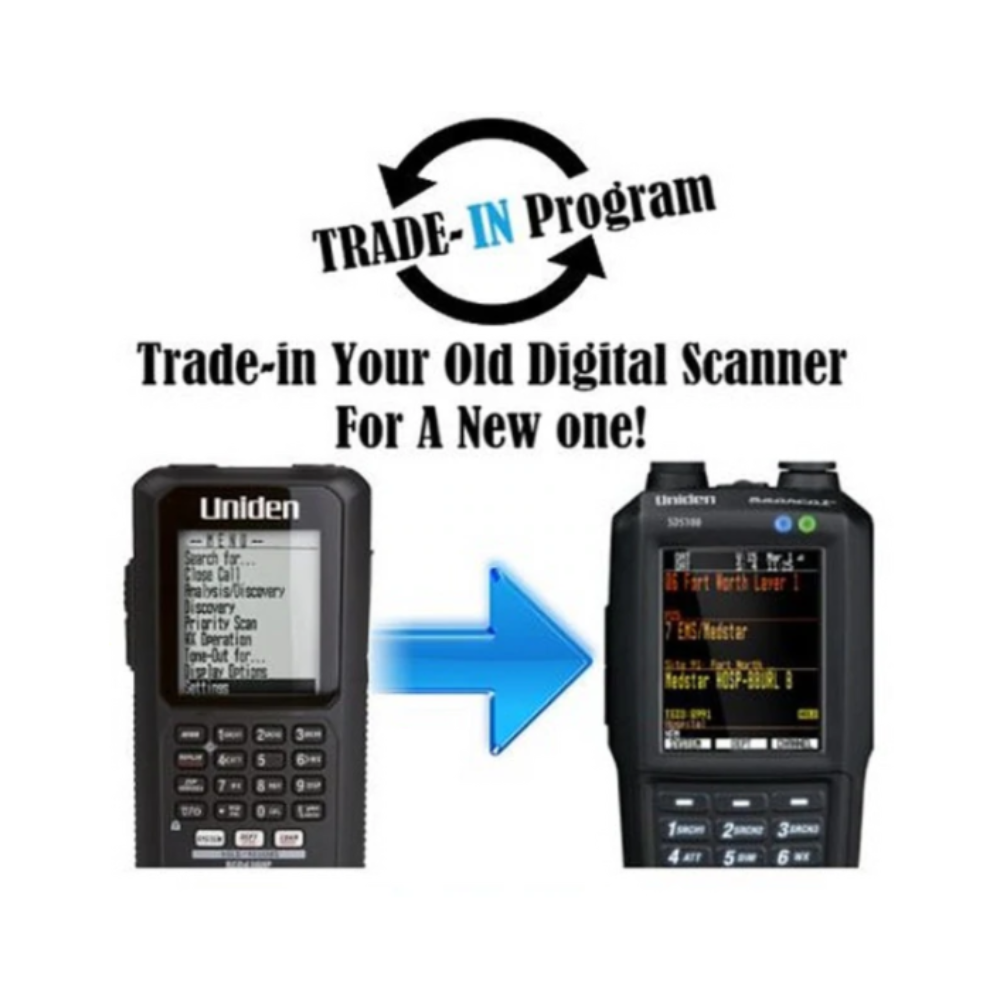 Uniden Police Scanner Trade In Program, Get Cash for your old radio – Uniden  Online Store Bearcatwarehouse