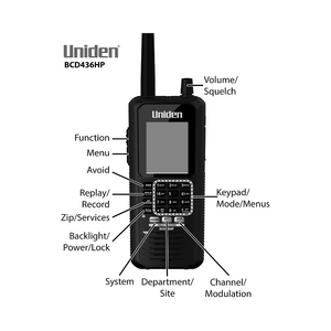 BCD436HP Handheld Digital Police Scanner-OPEN ITEM