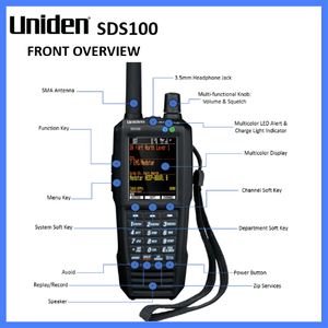 Uniden SDS100 Digital Police Scanner Open Box