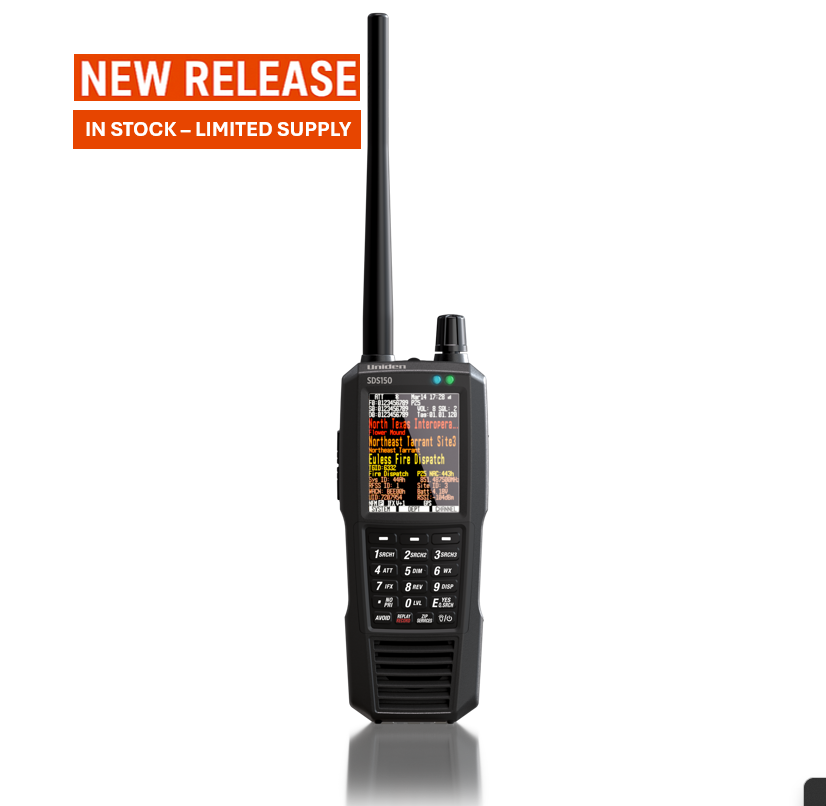 Uniden SDS150 Digital Police Scanner | Top-Rated Police Radio – Bearcat ...