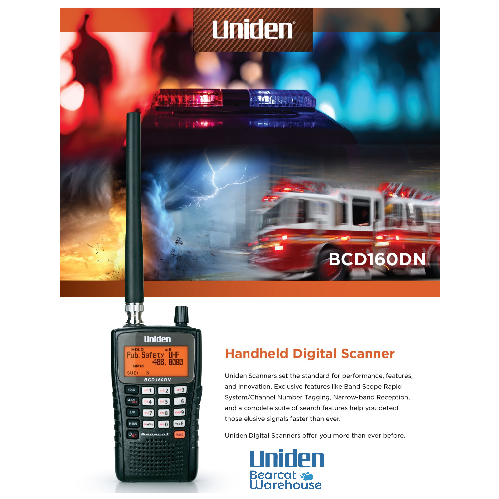 Uniden Police Scanner Radios | Free Shipping | By BearcatWarehouse ...
