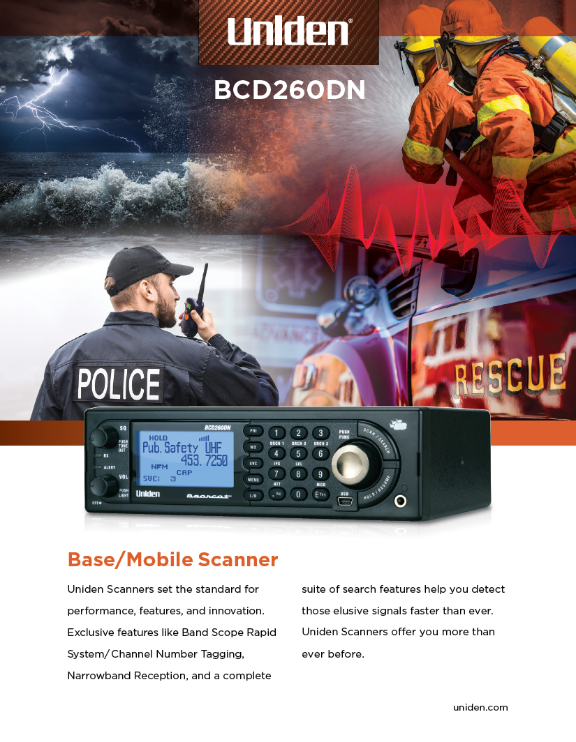 Uniden Riser Uniden Police Scanners Open Box | Bearcatwarehouse – Bearcat Warehouse ...