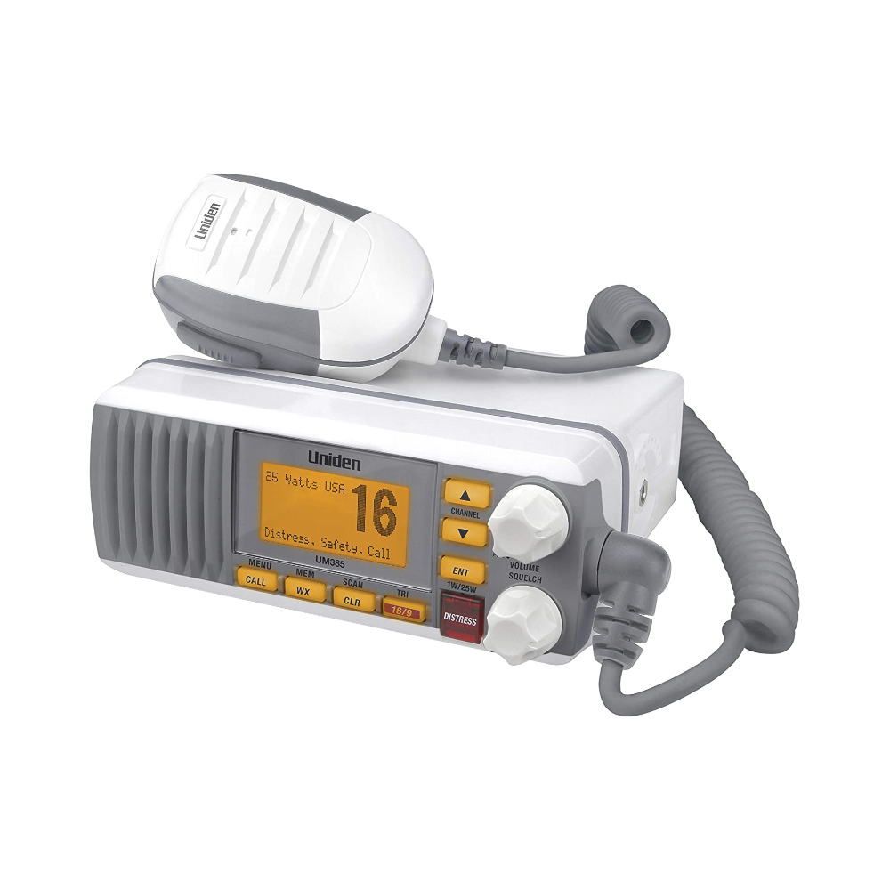 Uniden UM385, UM385BK Fixed Mount Marine Radio,  –  Uniden Online Store